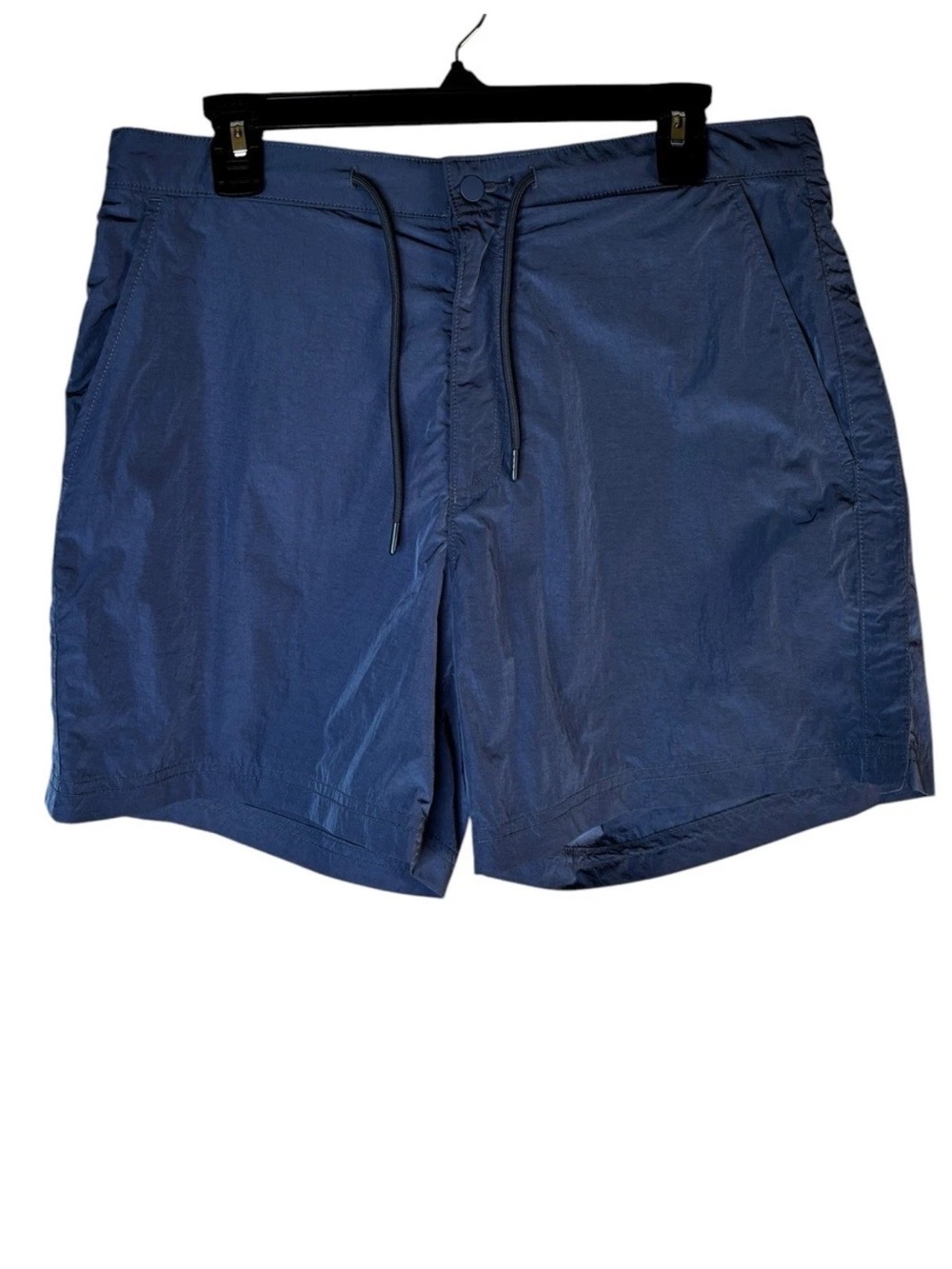 NWT Abercrombie & Fitch Unlined Swim Trunks Blue Size Medium M Relaxed Fit 5.5"